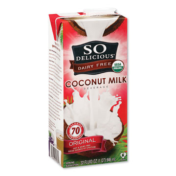 SO Delicious® Coconut Milk, Original, 32 Oz Aseptic Box freeshipping - TVN Wholesale
